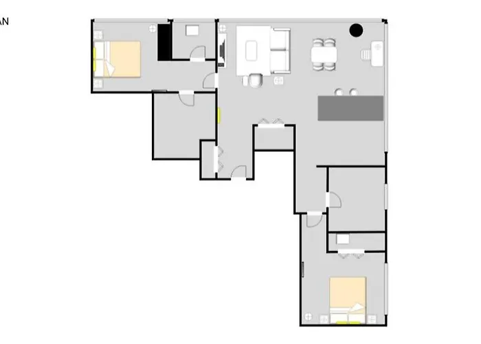 Blueground River North 2bd Chi-1114 Апартаменты