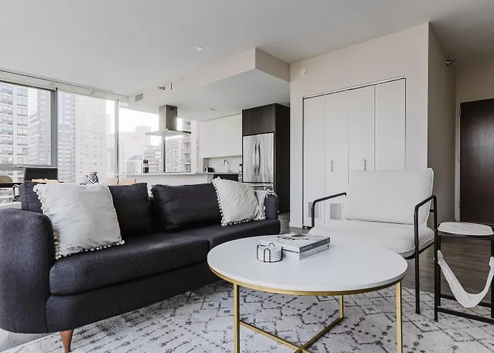 Апартаменты Blueground River North 2bd Chi-1114